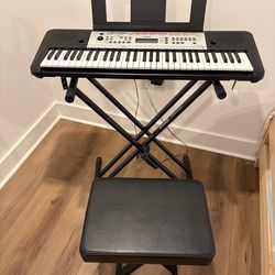 Piano with  stand and bench for sale