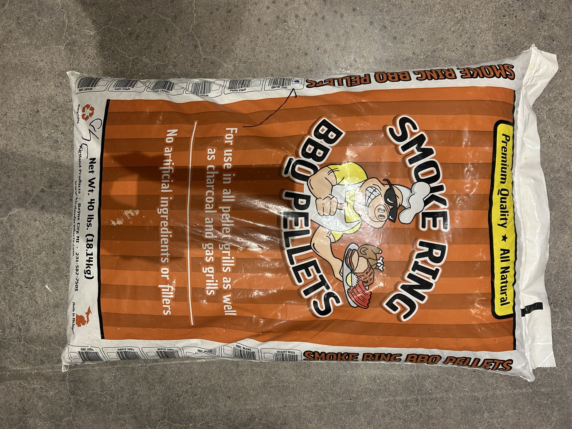 Smoke Ring Barbecuing Pellets