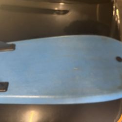 Twin Fin Boogie Board With Leash