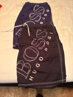 Hugo Boss Shorts , Blue and Black Size L