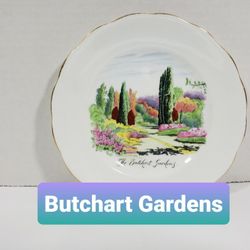 The Butchart Gardens BC Canada Souvenir Replacement Saucer Royal Standard China