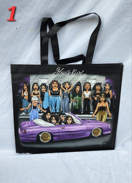 HOMIE. COLLECTIBLE  TOTE BAGS 