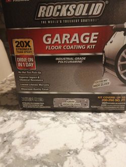 Rock Solid Rustoleum Garage Floor Coating Kit