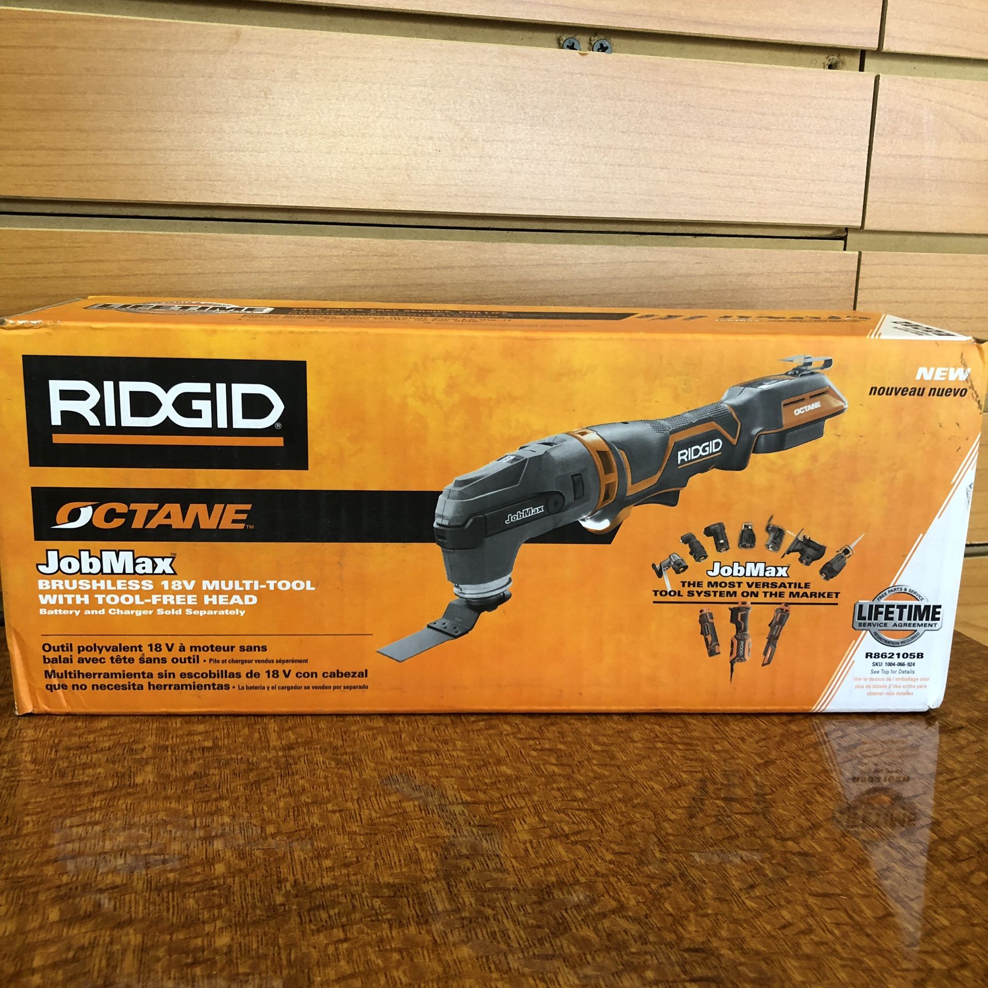 RIDGID 18Volt OCTANE Cordless Brushless JobMax MultiTool with ToolFree Head for Sale in