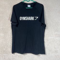Gymshark Logo T Shirt Mens Large Black 