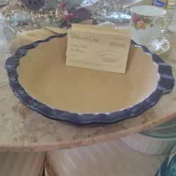 Heritage Pampered Chef Deep Dish Scalloped Pie Plate