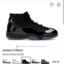 Gamma Blue Jordan 11 (2025)