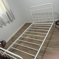 Twin Metal Frame Bed