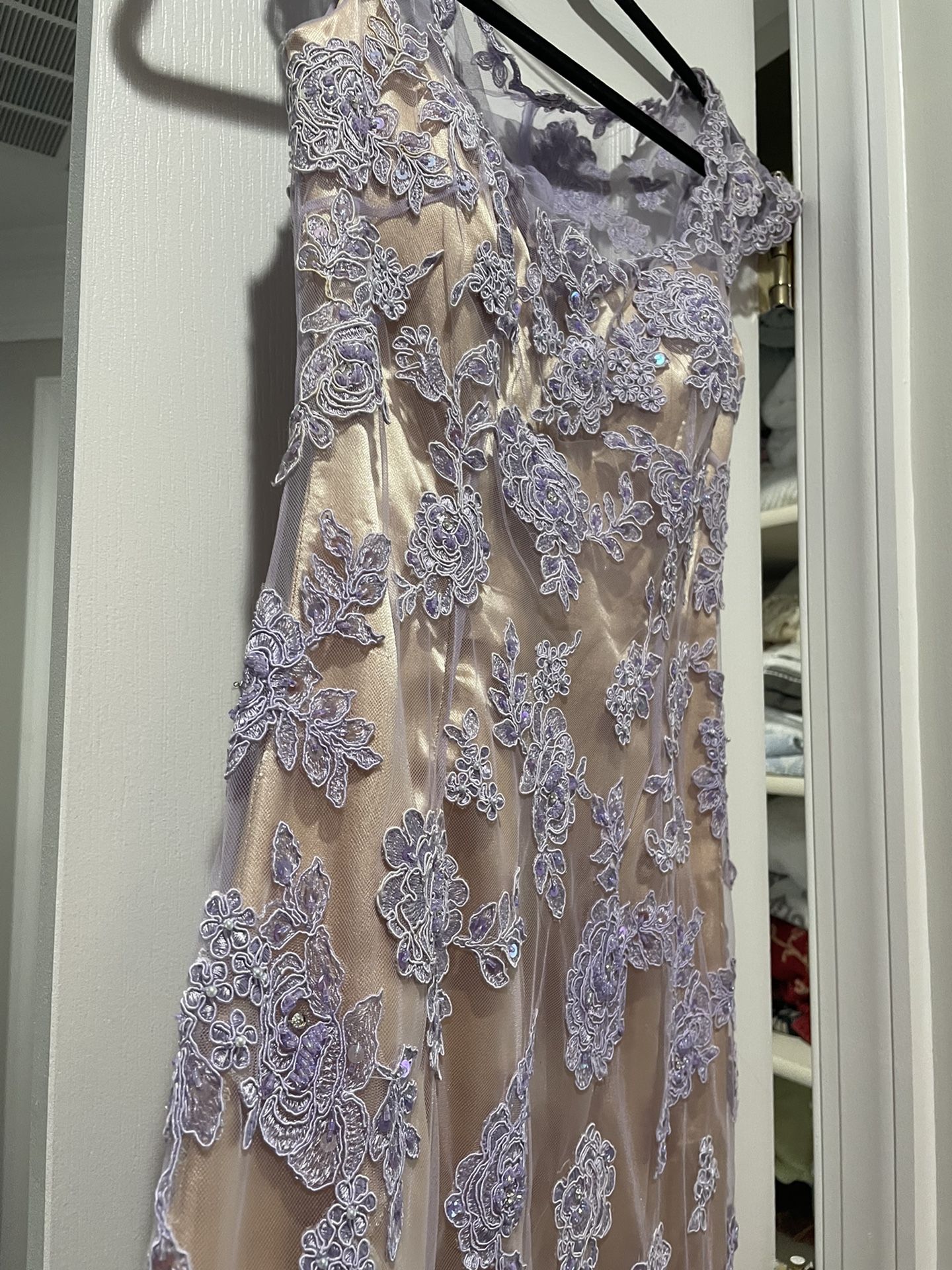 Sparkling Dazzling Purple Gown