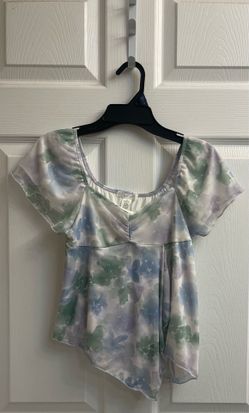 Brand new Girls Flowy multicolor top size L Kids