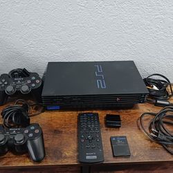 Sony PlayStation 2 SCPH-39001- PS2 Fat Console Bundle ■Memory ■Tested ■All OEM