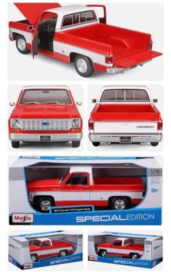 1974 Chevrolet C-10 Cheyenne Super - Red 1/18 Maisto special Diecast