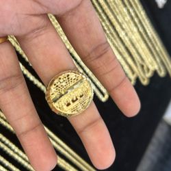 10kt Gold Last Supper Ring 