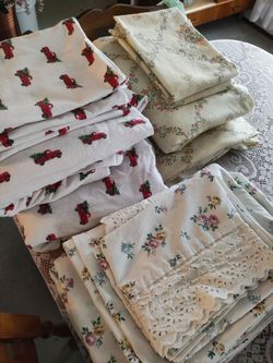 Three queen size sheet sets freshly washed. Price EA set. Two are flannel sets