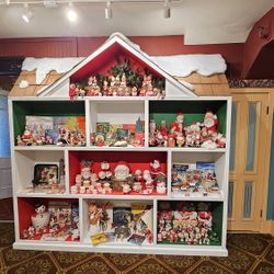 Large Holiday Display Or Christmas Shelf