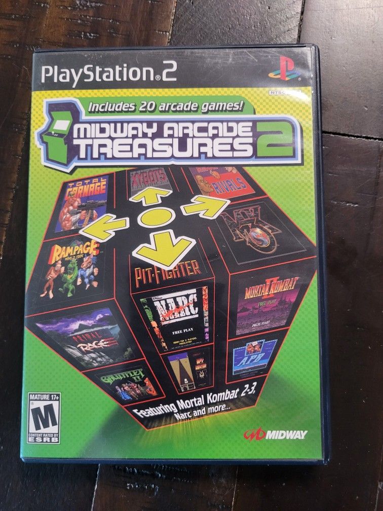 Midway Arcade Treasures 2 For The PS2