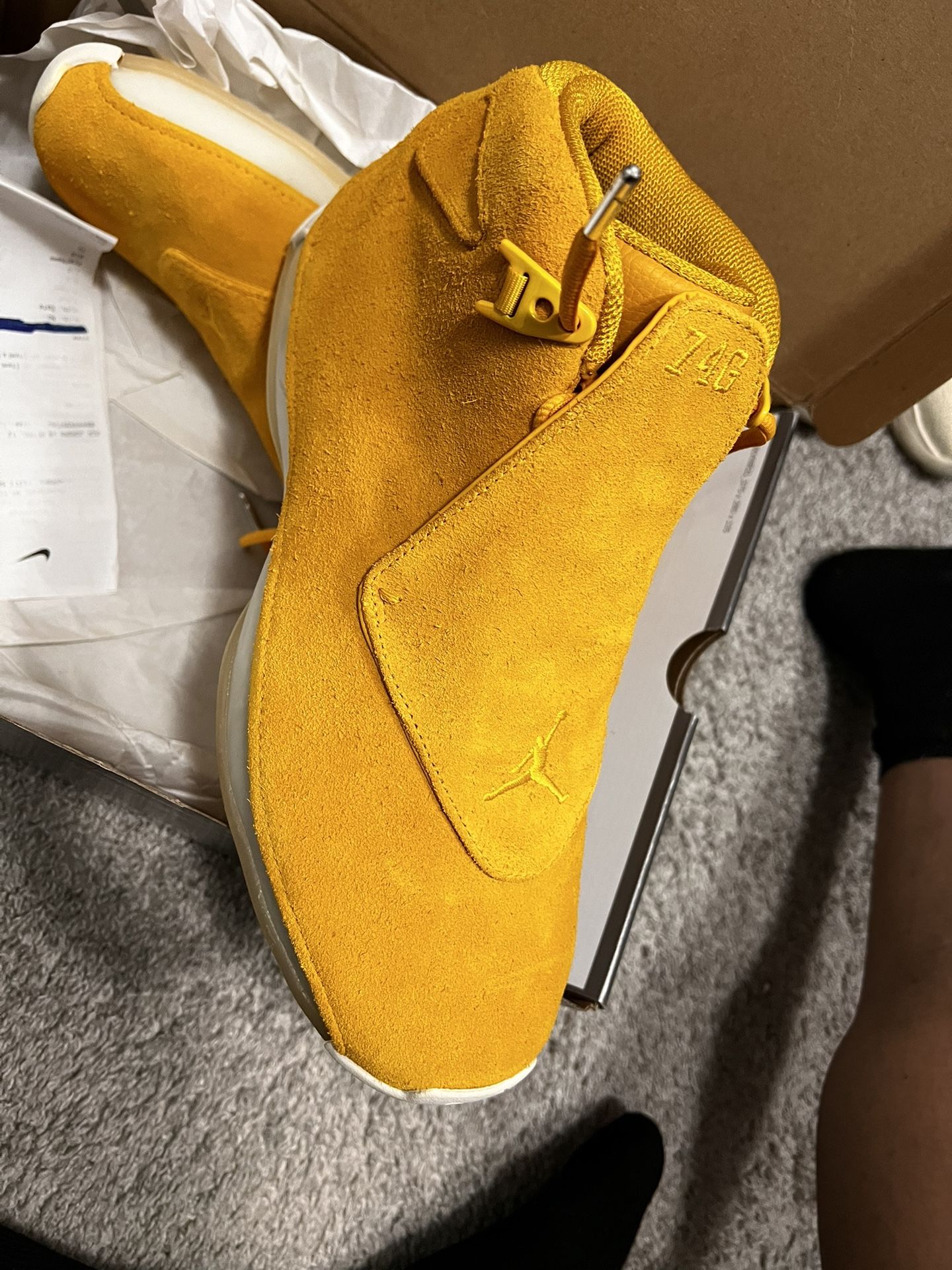 Jordan 18 Retro Yellow Ochre