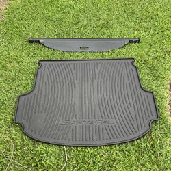 Cargo Liner & Retractable Cargo Cover (2015-2018 Hyundai SantaFe Sport)