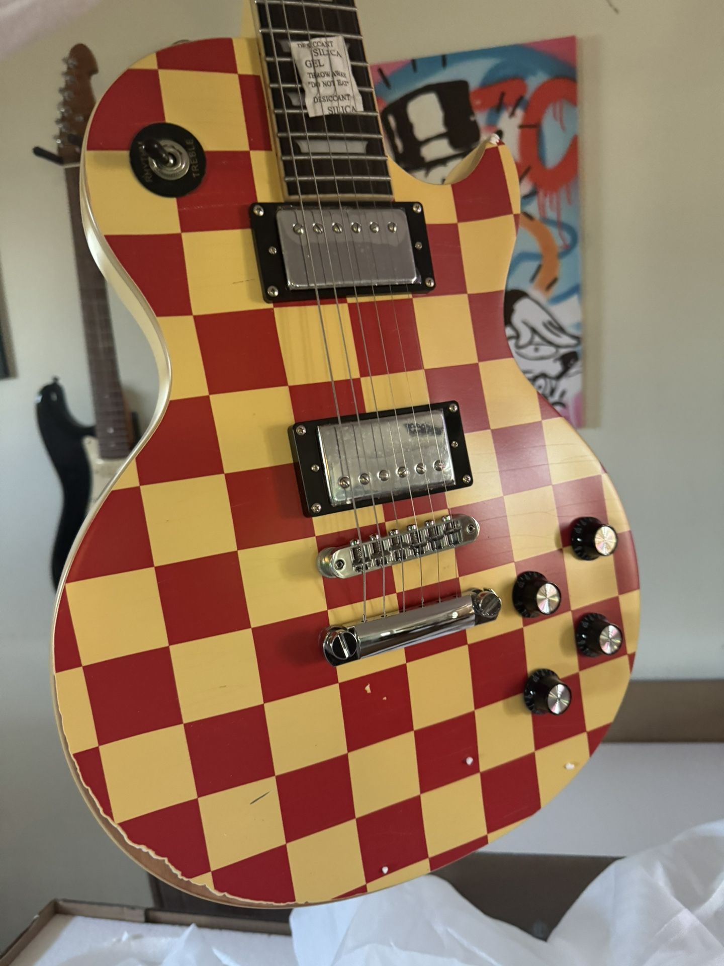 Gibson Les Paul 1958 Standard Murphy LAB Heavy Aged - Cardinal Checkerboard