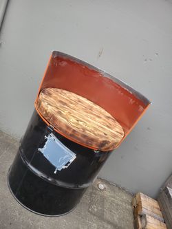 Steel drum chair