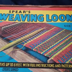 Size - 3 RARE SPEARS  WOOL WEAVING LOOM WITH RARE PATTERN SHEET