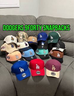 MLB new era Los Angeles dodgers many colors and patches to choose from  9forty regular and A frame SnapBack hats