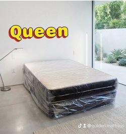 Queen Mattress Set – Medium – Brand New – Delivery Available 🚚