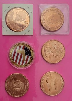 1 Oz Copper Rounds And Collector Coin