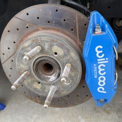 4 Piston Wilwood Eg Dc Ek Oem Size Rotors 