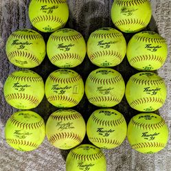 15 Slow Pitch  Softballs
