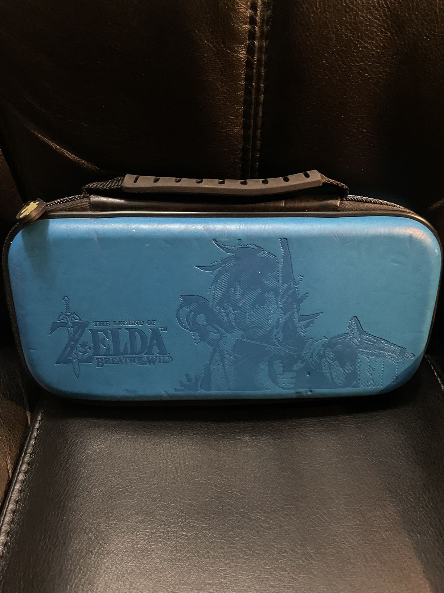 The Legend of Zelda Breath of the Wild Nintendo Switch Carrying Travel Case Blue