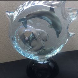 Dan Medina dolphin sculpture