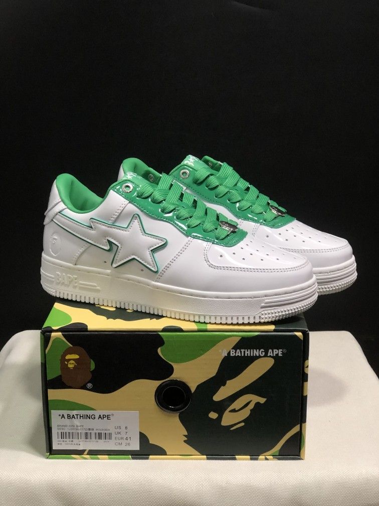 Bape Sta Low-Top Fashion Sneakers
