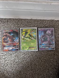 Charizard Mewtwo Virizion Pokemon Card