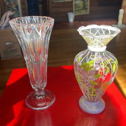 Two Glass Vase 
