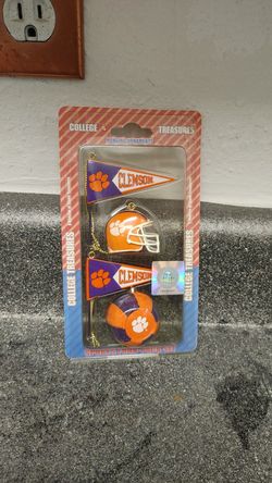 Resin CLEMSON TIGERS XMAS ORNAMENTS 4