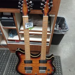 OLP By  Ernie Ball Double Neck Guitar 