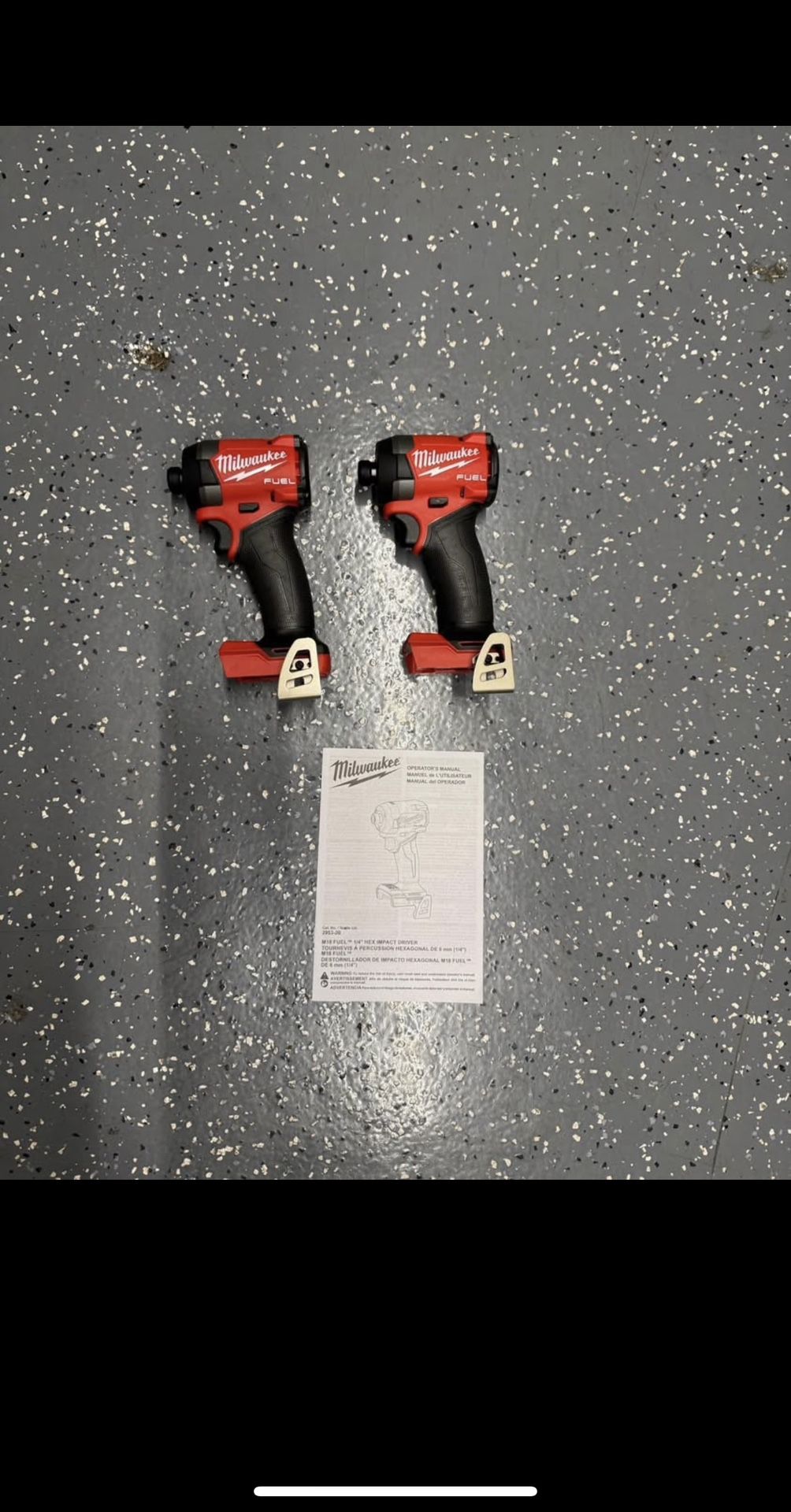 Milwaukee Fuel M18 1/4” Hex Impact Driver. 1 Impact