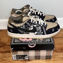 Travis Scott Nike Dunk Lows Size 12 Brand New