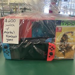 Nintendo Switch With Game Bundle