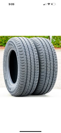 235/65/16 arisun 4 brand new tires and a ford transit 16 inch rim spare