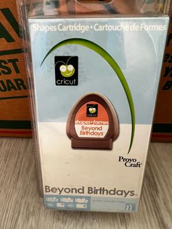 Cricut Beyond Birthdays Shapes Cartridge