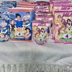 Customer Shirts, Cups, Chips Bags 