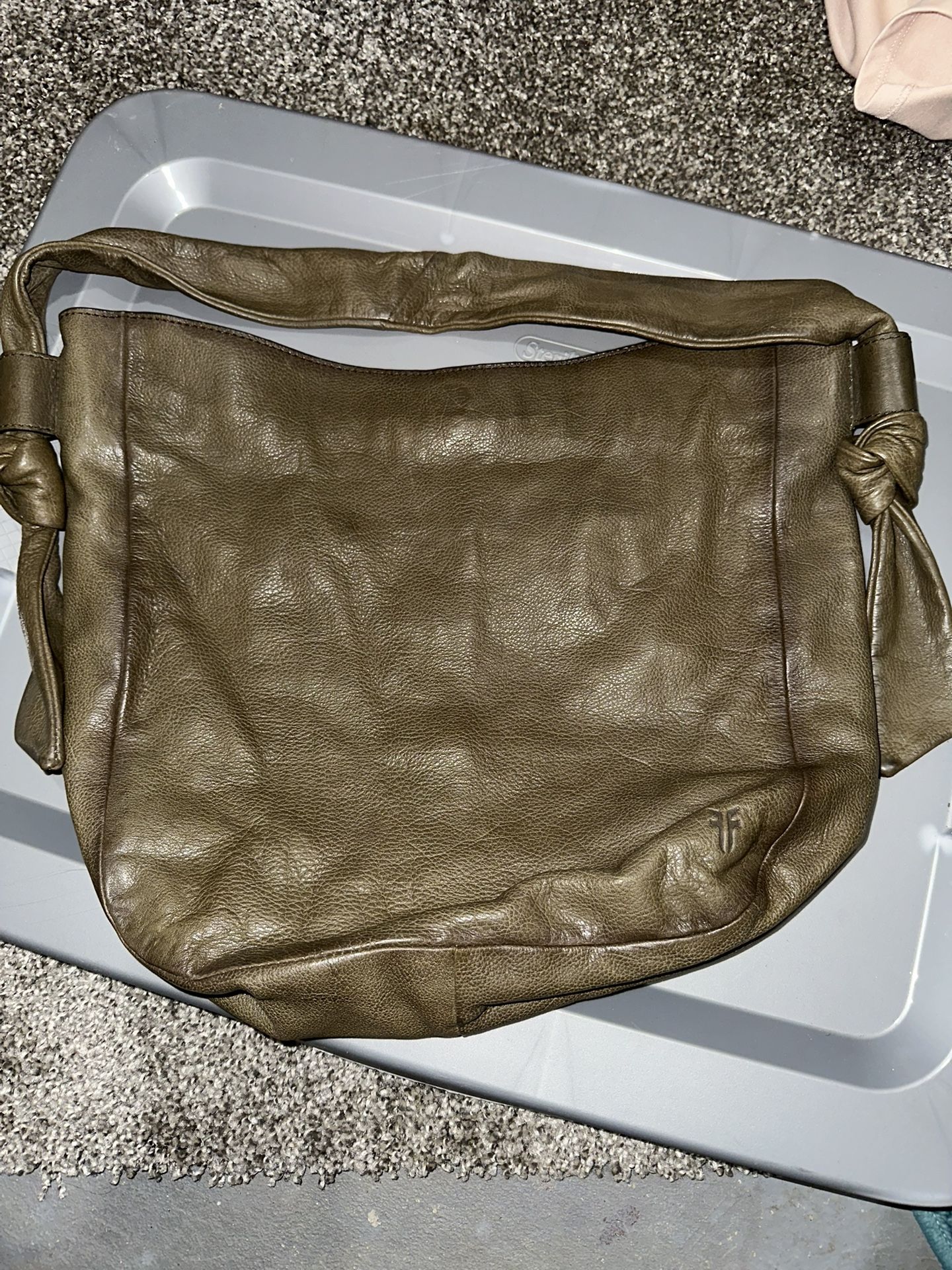 Green Leather Frye Bag