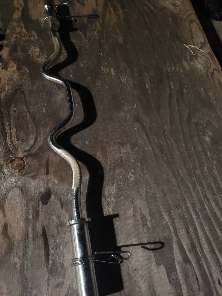 Olympic curl bar