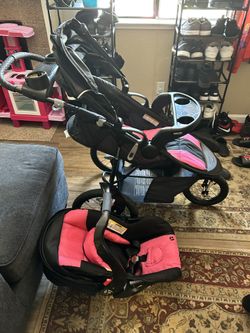 Babytrend Jogger Stroller And Car Seat Set 