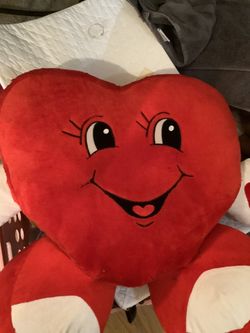 Heart plushy moving sale