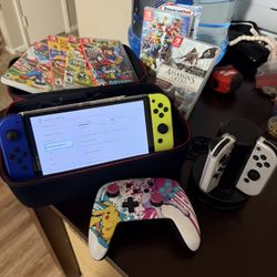 Nintendo Switch OLED Console with White Joy-Con