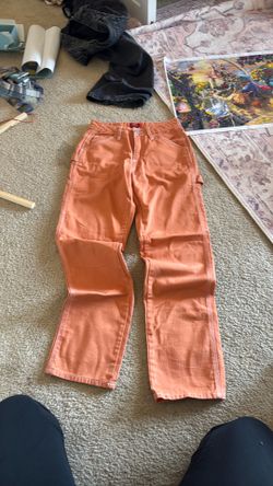 Dickies size 0/24 Women Salmon Orange Color