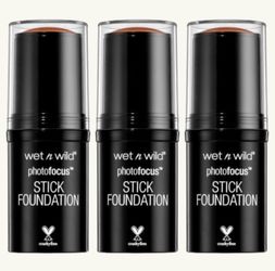 3 Pieces Of PHOTO FOCUS STICK FOUNDATION-CHESTNUT